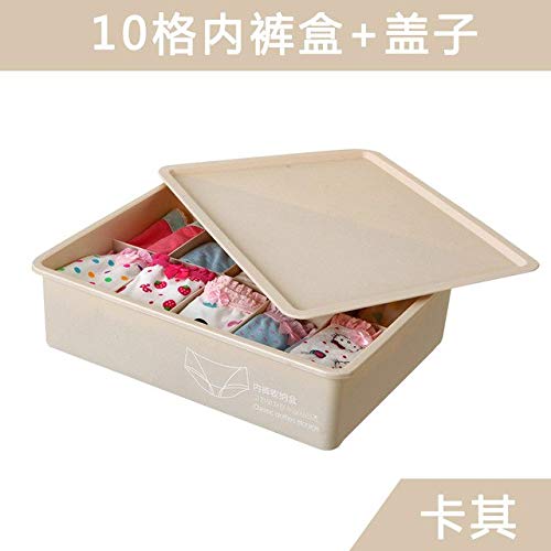 Generic Home Plastic Wardrobe Underwear Storage Box Drawer Bra