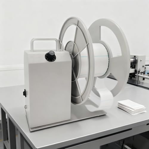 Rebobinadora automática de etiquetas de 90/120 mm y máquina eléctrica bidireccional