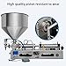 KYTGFH Filling Machine,Pneumatic Paste Liquid Filler Machine,Horizontal Stainless Steel Bottle Filler Machine,Industrial Quantitative Bottle Filling Machine,for Oil,Cream,Lotion,Honey,80,800 ml
