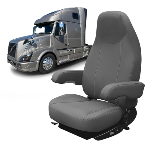 Housses de siège en cuir Volvo VNL VNR VNX VHD VAH 2019-2025 custom conducteur