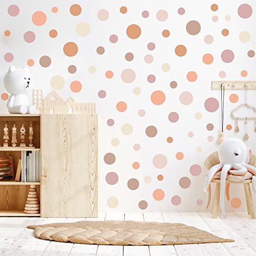 Easma Polka Dots Wall Decals Circle Wall Stickers Dots Window Clings Vinyl Wall Decal Removable Primary Colors Vinyl Circle Wall Stickers Easy Peel And Stick Wall Decals #TOP1