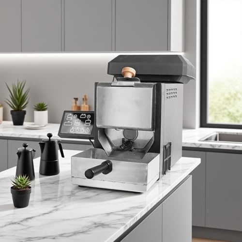 Tostador De Café En Grano | Tostador De Café Doméstico, Diseño De Cuerpo Compacto, Enfriador De Granos Independiente, Diseño Agitador Innovado, Adecuado Para Cocinas, Bares,Estudios Y Aulas De Café.
