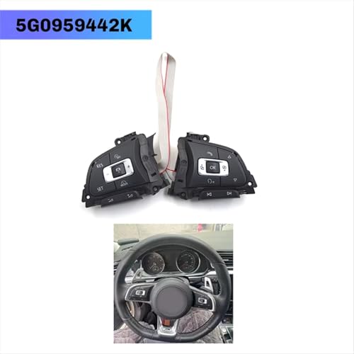 Boutons multifonctions de volant pour VW Golf et Crafter commande réactive