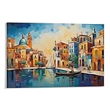 Cette œuvre d'art a été conçue par notre artiste et elle est unique en son genre, la peinture murale sur toile est imperméable, aux couleurs vives est une photo HD imprimée sur toile, l'affiche murale est parfaite pour la décoration murale du salon, de la chambre à coucher.