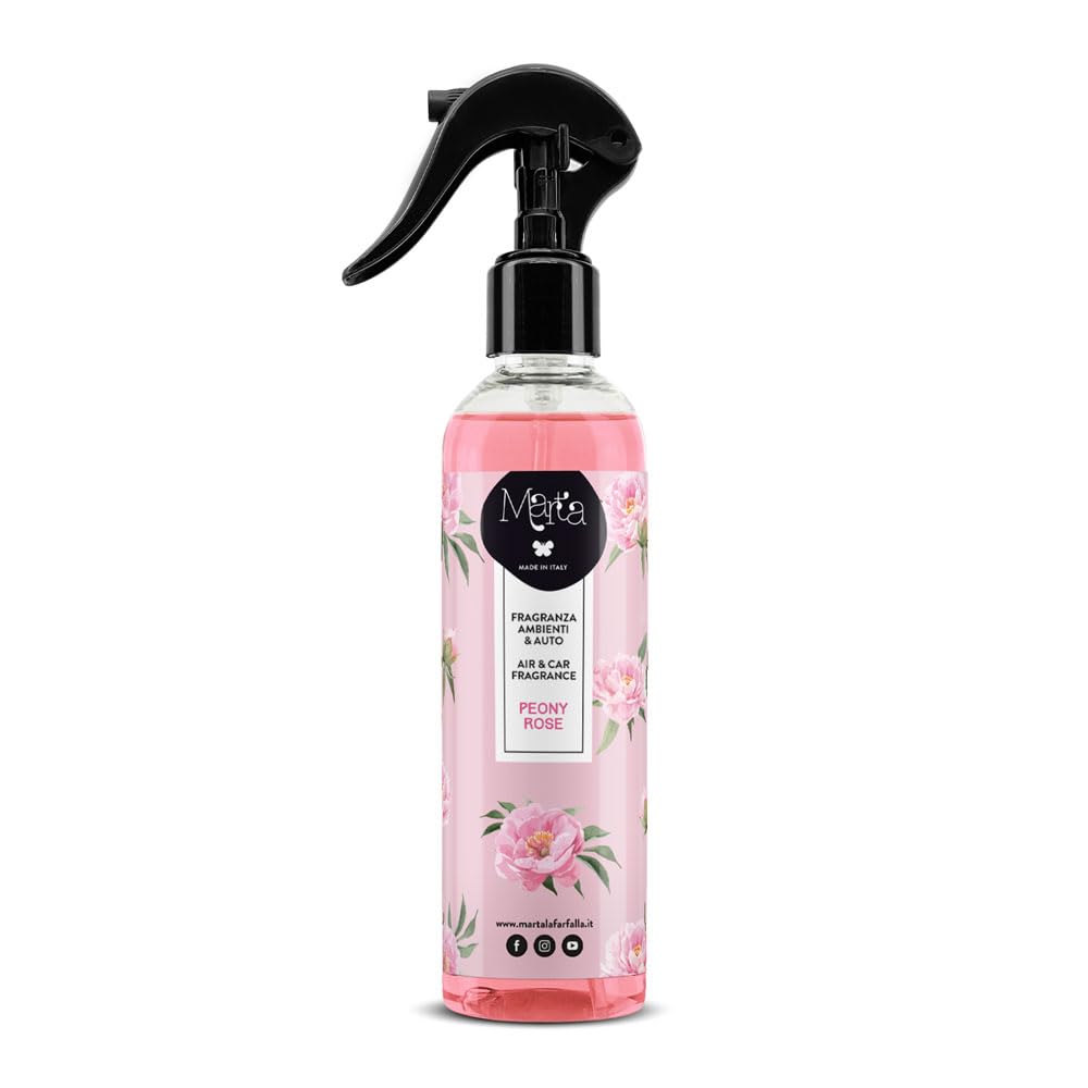 MARTA LA FARFALLA Dezodorant w sprayu do pomieszczeń o zapachu piwonii 250 ml