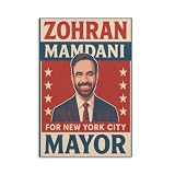 Fotuven Zohran Mamdani For New York City Mayor 2025 Poster, Political Campaign Poster Wall Decor 16x24inch(40x60cm) Unframe