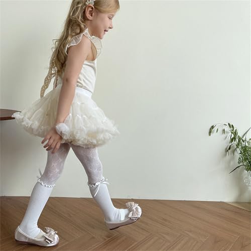 Girls Tights Lace Little Girl Leggings Pantyhose Kids Children Pants Stretchy Stockings Spring Autumn Leggings Lace Trim4