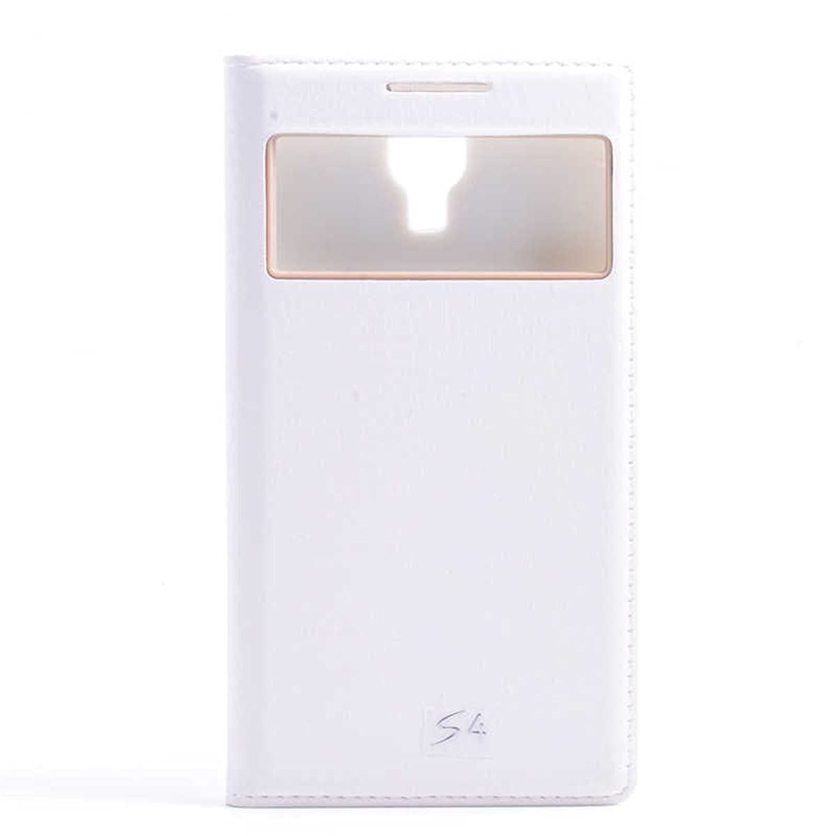Zore 7466 Galaxy S4 ile Uyumlu Kılıf, Dolce Case, Beyaz