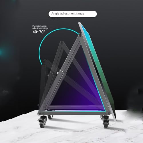 Soporte móvil para TV con ruedas para TVs 32-60 pulgadas miniatura 4