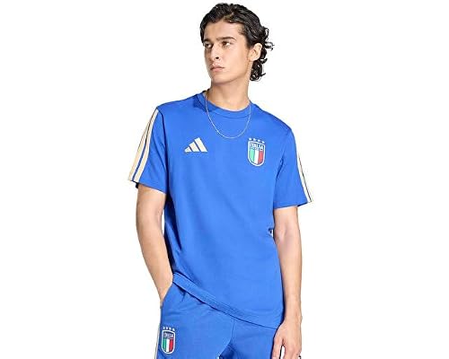 Adidas Figc Dna Tee Herren Fußball T-Shirt JZ2064 Blau, blu, S