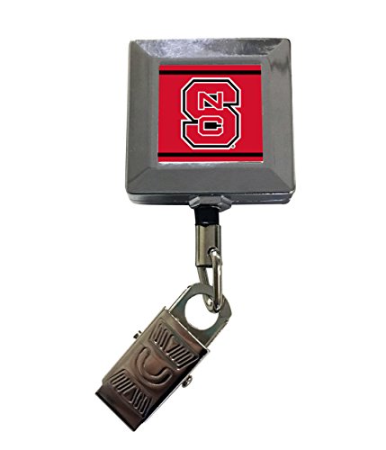 NC State Wolfpack 2-Pack Retractable Badge Holder Officially Licensed Collegiate Product