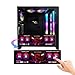 wisecoco LCD Touch Monitor 2K 2560x720 Bar IPS Display DIY Kits HDMI USB C Secondary Monitor for Corsair iCUE 4000X 4000D PC Case Aida64 CPU GPU RAM Temperature Speed Display