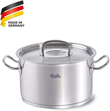 Fissler Cooking Pot Original-Profi Collection - 28 cm - made of sturdy, non-sensitive stainless steel - 084-123-28- 000/0
