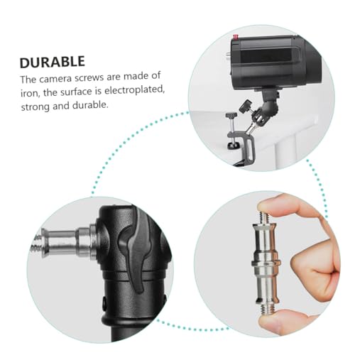 Adaptador de tornillo 1/4 a 3/8 para monopod y estabilización de cámaras en ruta 6