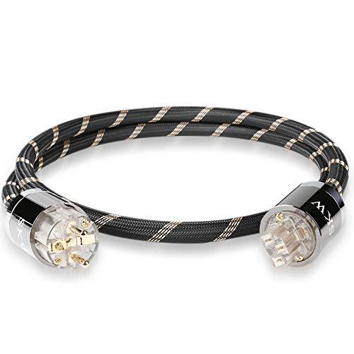 Vantaggi di questo cavo di alimentazione: rame ad altissima purezza, connettori placcati in oro 24K, rivestimento in nylon intrecciato, schermatura a 2 pieghe, diametro del cavo 16 mm. Utilizziamo materiali di alta qualità per ottenere la migliore trasmissione del segnale.