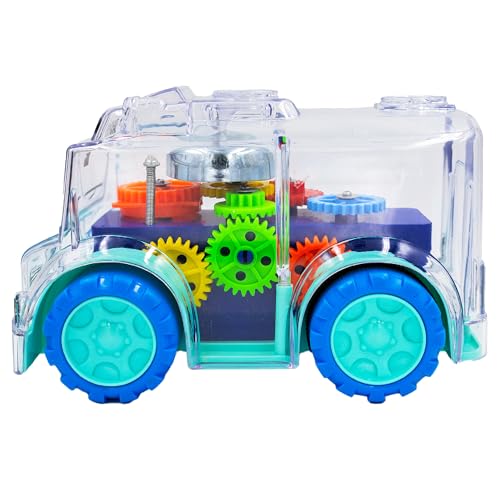 Image of Toybharat Gear Bus |Multicolour |Friction Power Toys| Birthday Gift