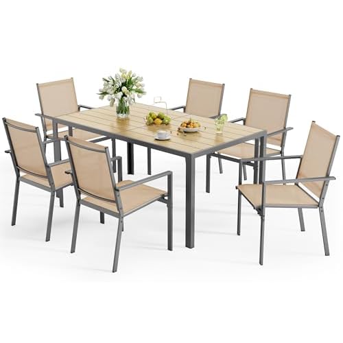Ahomly Outdoor Dining Table and Chairs Set