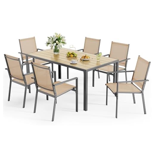 Ahomly 6-Piece Outdoor Dining Set