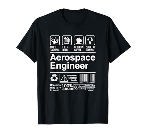 Aerospace Engineer Product Label Funny...