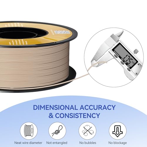 Image of Kingroon Matte PLA Filament 1.75mm 3D Printer Filament Matte Filament 1kg Dimensional Accuracy + /- 0.02 mm (Matte Skin)