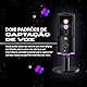 JBL Quantum Stream Mikrophon – USB-Mikrofon mit zweifachem Kondensator für Streaming, Aufnahmen und Spiele – Schwarz
