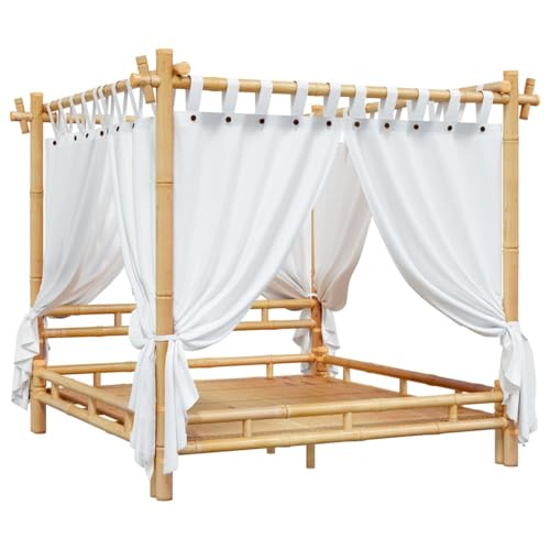 Vopese Himmelbett 180x200 cm Bambus Bambusbett Model340052