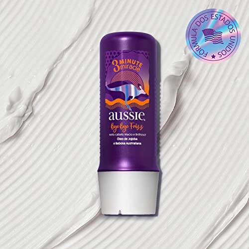 Creme de Tratamento Aussie 3 Minutos Bye Bye Frizz 236ml