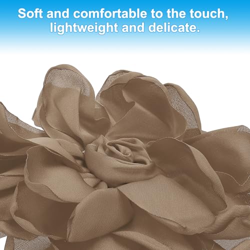 Image of PATIKIL Rose Flower Hair Clips, Fabric Brooch Pins for Women Wedding Party Dance Dress Clothes Accessories Valentine's Day Gifts