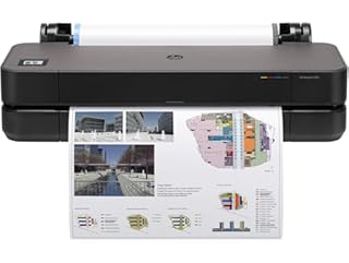 HP DesignJet T210 Large Format Wireless Color Plotter Printer - 24", with Modern Compact Design (8AG32D)