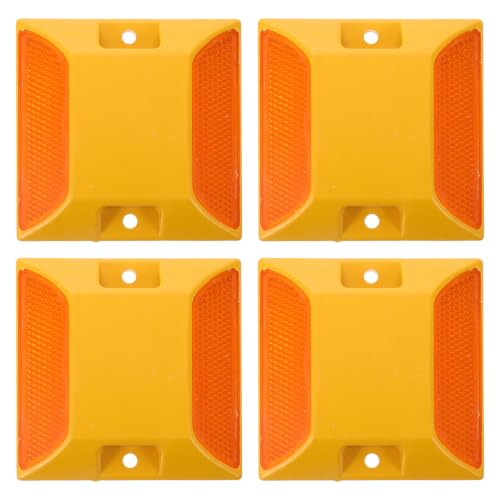 Marcadores reflectantes para pavimento Kisangel de 4 pulgadas para asfalto