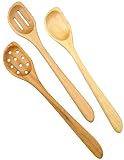 An alternative to imports and plastics in the kitchen, utensils handcrafted of natural American hardwoods provide safe functionality and peace of mind The 3-piece set includes a solid mixing spoon, slotted spoon, and drainage spoon, each shaped with ...