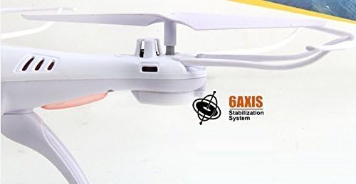 Syma X5SW Wifi FPV Real-time 2.4 G Newest RC Quadcopter Drone UAV RTF UFO with 2.0 MP HD Camera (Better Than Syma X5 °C) – Color Box + 4 Extra Main Propellers + 1 Mobile Phone Holder [parallel import goods]