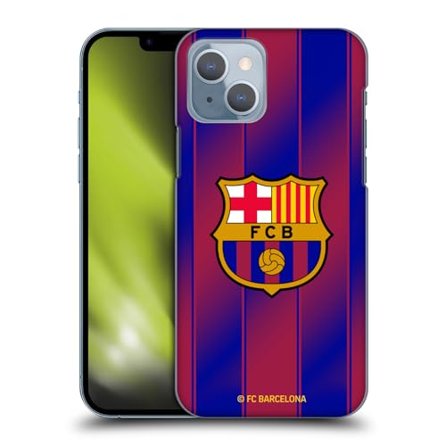 Head Case Designs Offizielle FC Barcelona Home 2025/26 Wappen-Set Harte Rueckseiten Handyhülle kompatibel mit Apple iPhone 14