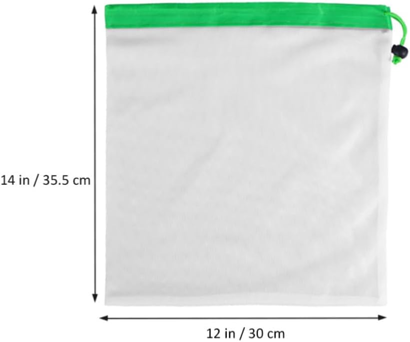2pcs Reusable Mesh Produce Bags Inch for Grocery Storage image 3