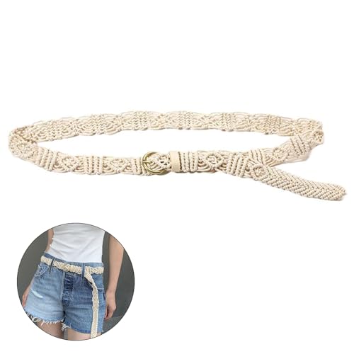 Handmade Weaving Waist Rope For Women Lady Dress Waist Belt With Adjust Pin Buckle Decors Fashion Female Waist Rope2