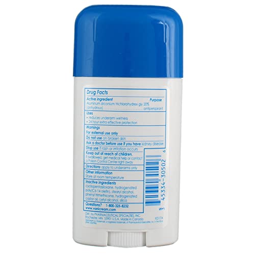 Vanicream Anti-Perspirant Deodorant Clinical Strength Sensitive Skin - 2.25 Oz, Pack Of 4 #TOP2