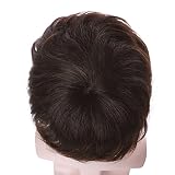 MY-LADY Toupee for Men 6.3'x7.5' Medium Brown