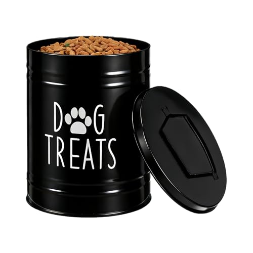 Tierfutter-Aufbewahrungskanister – Großer Luftdichter Metallbehälter Für Hundefutter, Welpensnacks...