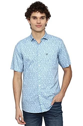 Image of Allen Solly Men's Printed Straight Shirt