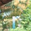2Pcs Japanese Wind Chime, Iwachu Cast Iron Lucky Wind Bell Temple Garden Farmhouse Eave Wind Bell Memorial Wind Chimes Green