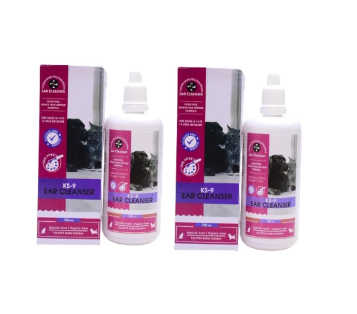 RUMATEC VETCARE KS-9 Ear Cleanser for Dog and Cat- 100 ML (Pack of 2) (B0CBG37B4S) Amazon Price History, Amazon Price Tracker