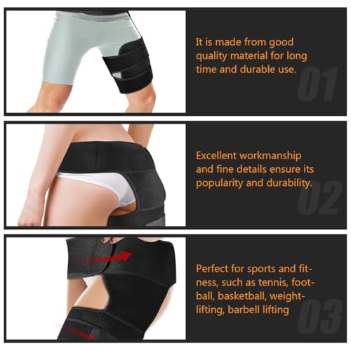 Faja Protector De Cadera Ajustable UPKOCH Negro miniatura 6