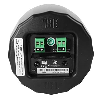 JBL Professional C62P Ultra-Compact Mid-High Satellite Hanging Pendant Speaker, Black, Sold as Pair