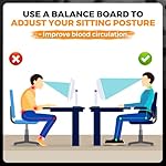 Wooden Rocker Balance Board for Adults Anti-Slip 350LBS Balance Trainer for Standing Desk, Physical Therapy & Core Strength – Durable Wooden Rocker Board for Office & Rehab - Image 5