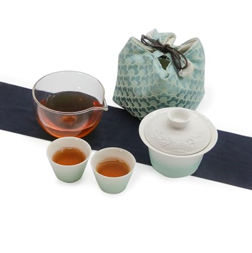 Ceramic Gongfu Tea Set for 1-2 People