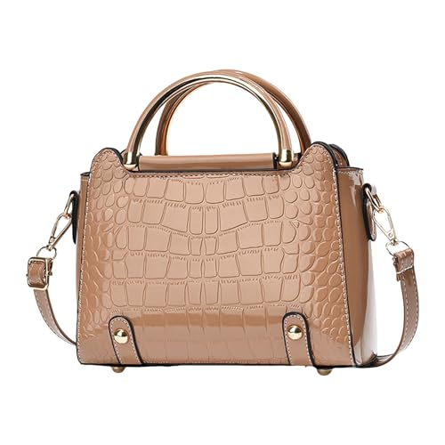 Sac à main bandoulière en cuir pour femme | Fourre-tout élégant