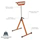 BORA Portamate PM-5093 Tri Function Standwalze, 28,6 cm, polierte Stahlrolle, Kugellager, multidirektionale Rollen