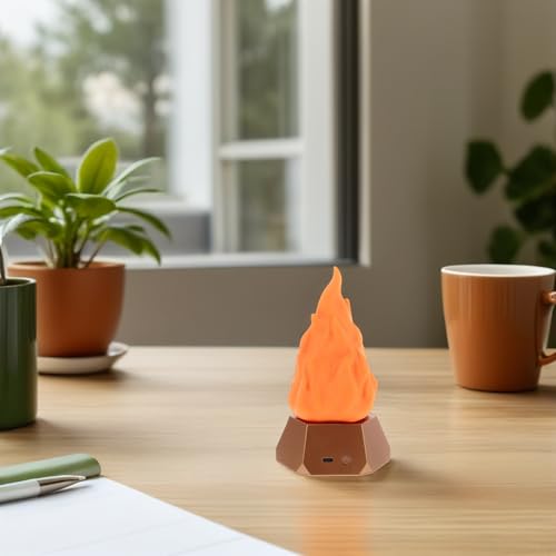 Lampe flamme simulée portable étanche avec modes d'éclairage