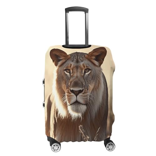 Carry on Luggage Cover Female Lion Suitcase Covers for Luggages Tsa Approved Travel Luggage Sleeve Protector Elastic Suitcase Protector Anti-Scratch Washable Fits 19-30 Inch Case -XL4