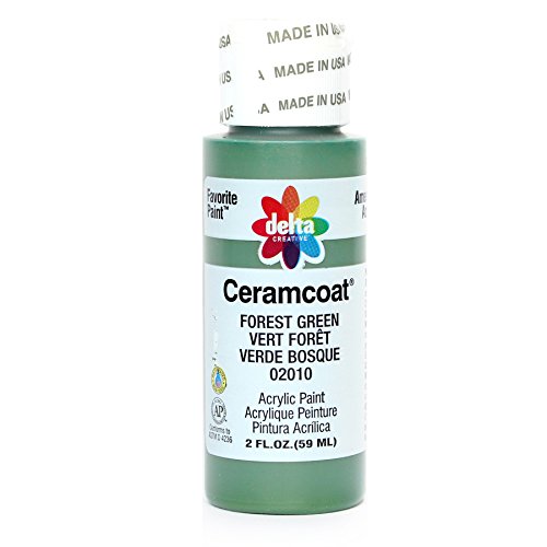 Delta Creative Ceramcoat Acrylic Paint in Assorted Colors (2 oz), 2010, Forest Green